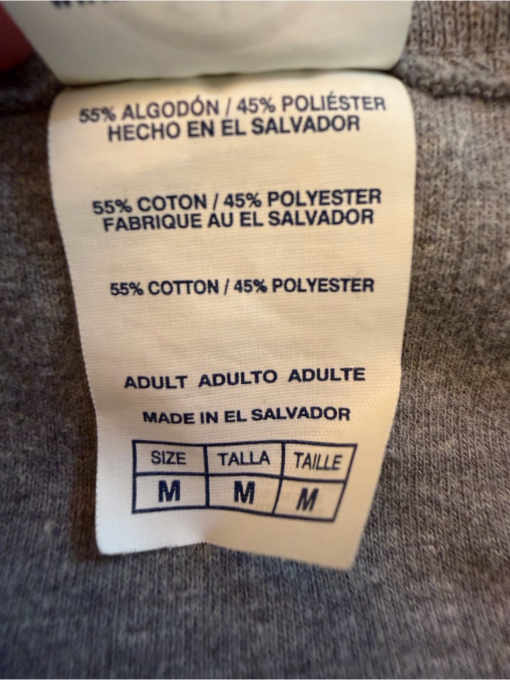 Delta Fleece Camp Quarantine Gray Graphic Sweatshirt Medium - Picture 6 of 6